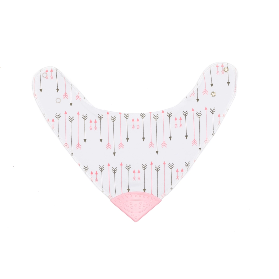 fillikid Dreieckstuch mit Beißring pink