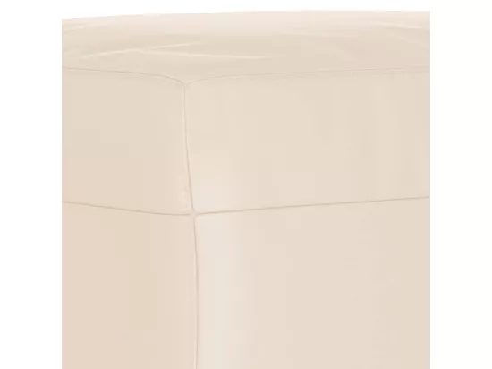 Repose-pied Beige 70x55x41 cm Tissu microfibre