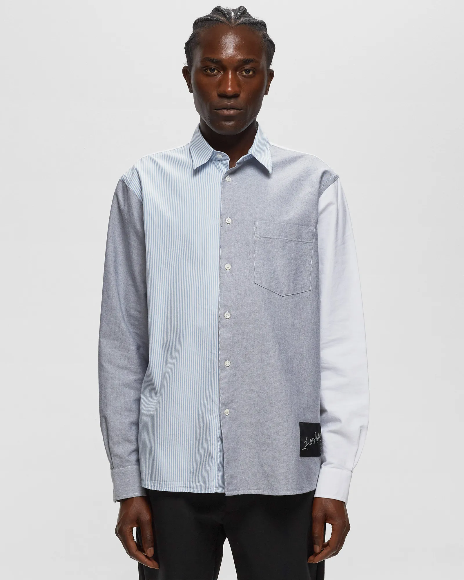 JW Anderson CLASSIC FIT PATCHWORK SHIRT