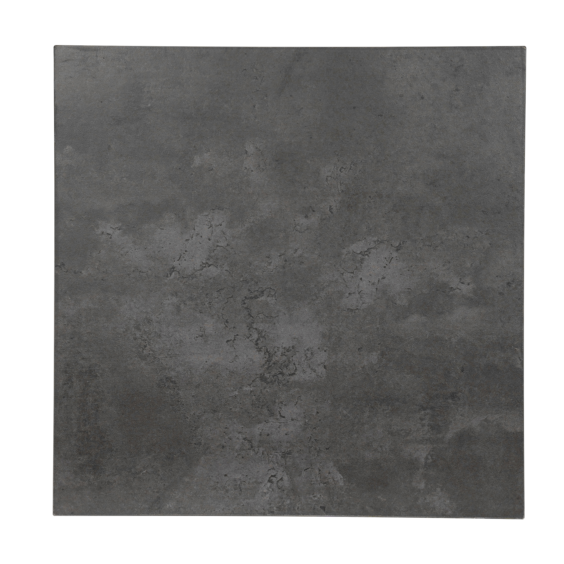 3er-Set Beistelltische - Betonoptik - schwarz - quadratisch