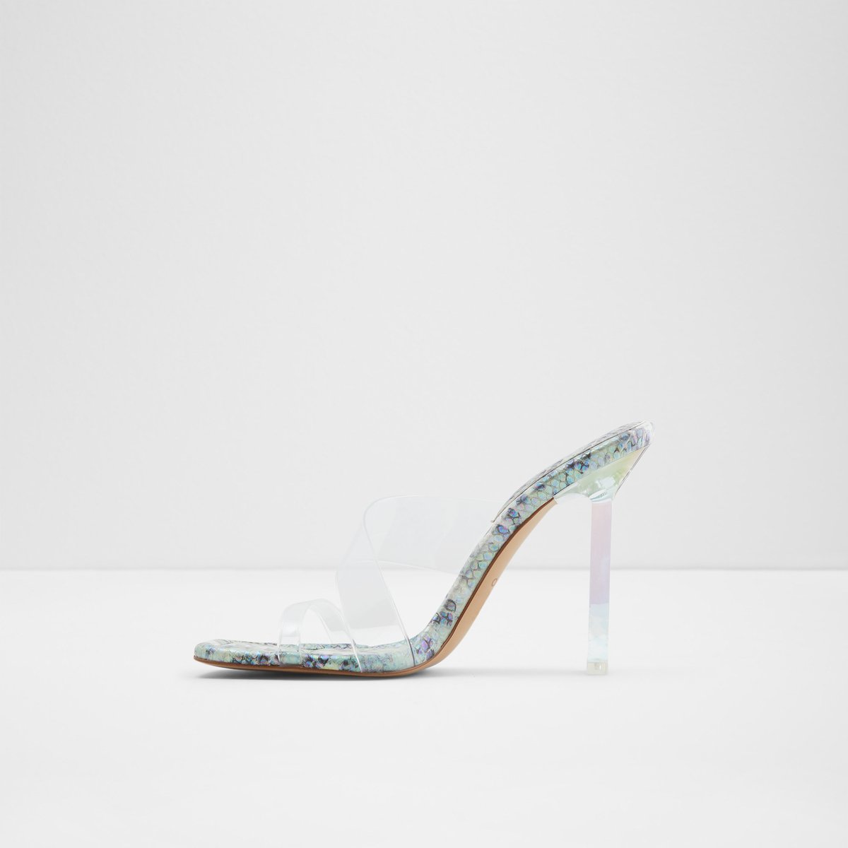 Aderra Light Green Women Mule Shoes