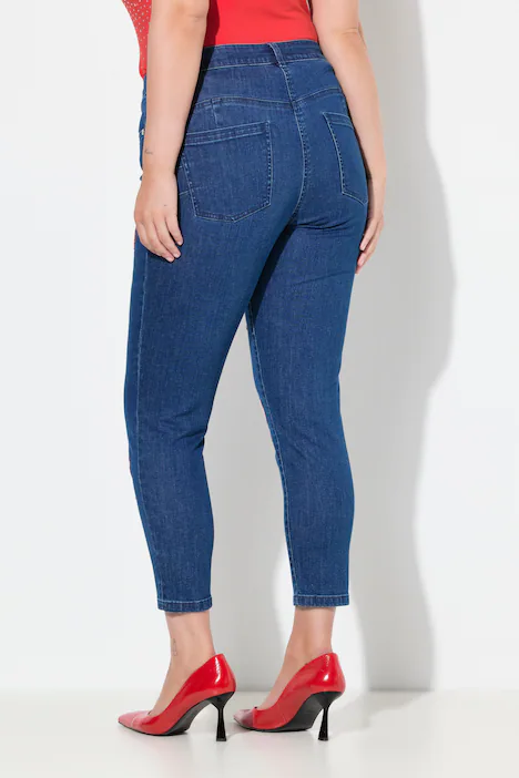 Jeans Pina, Skinny Fit, Sleifen-Applikationen, blue stone