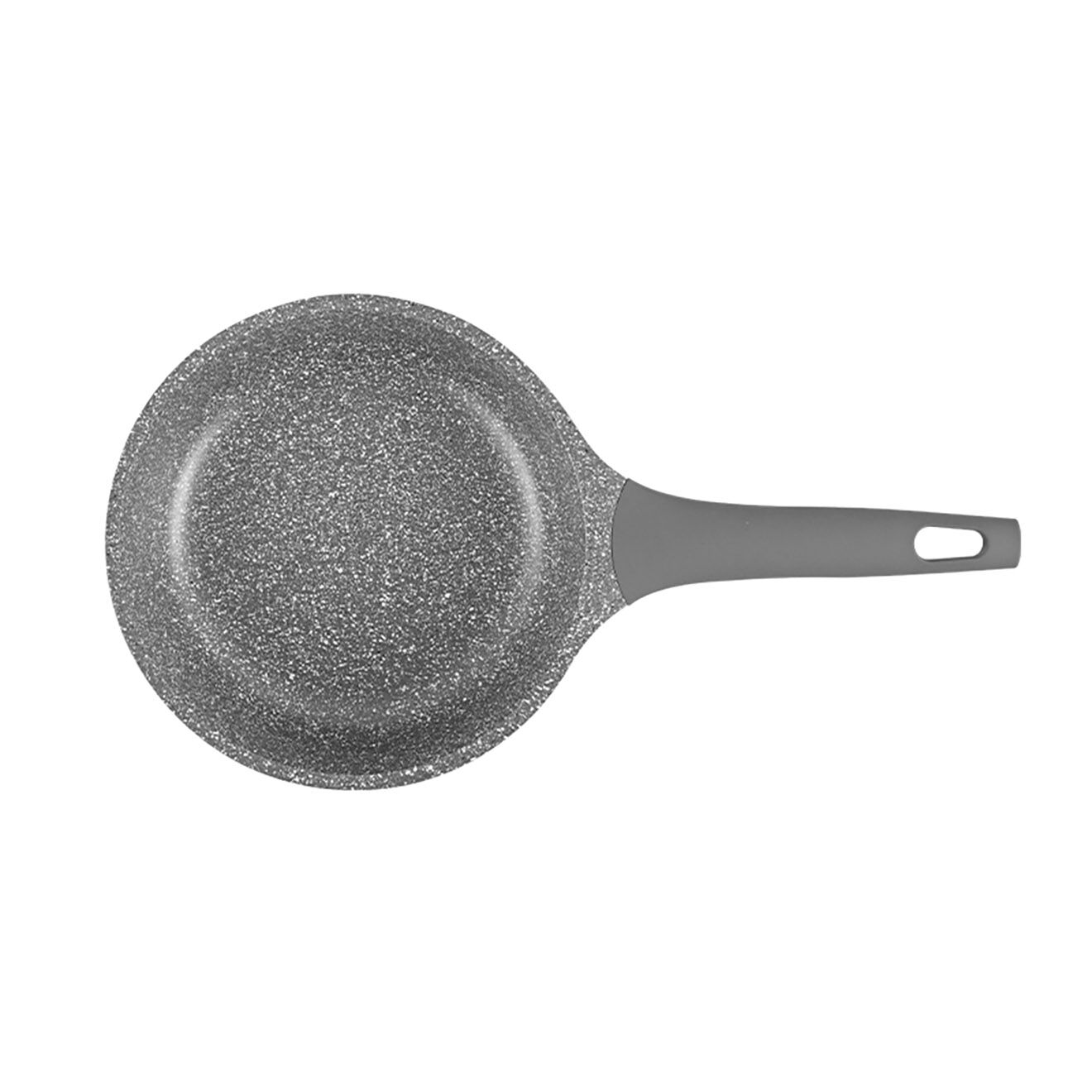Kitchencook Poêle fonte d'aluminium induction effet pierre vertu p20tfi grise - D.20 cm