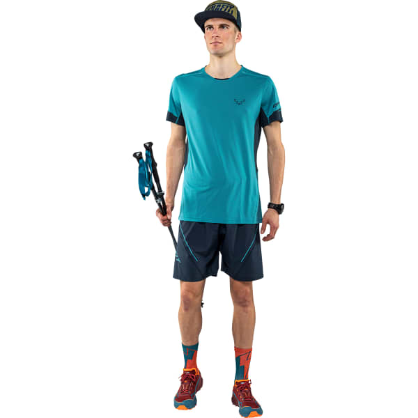 T-shirt trail DYNAFIT VERTICAL 2 M S/S TEE STORM BLUE