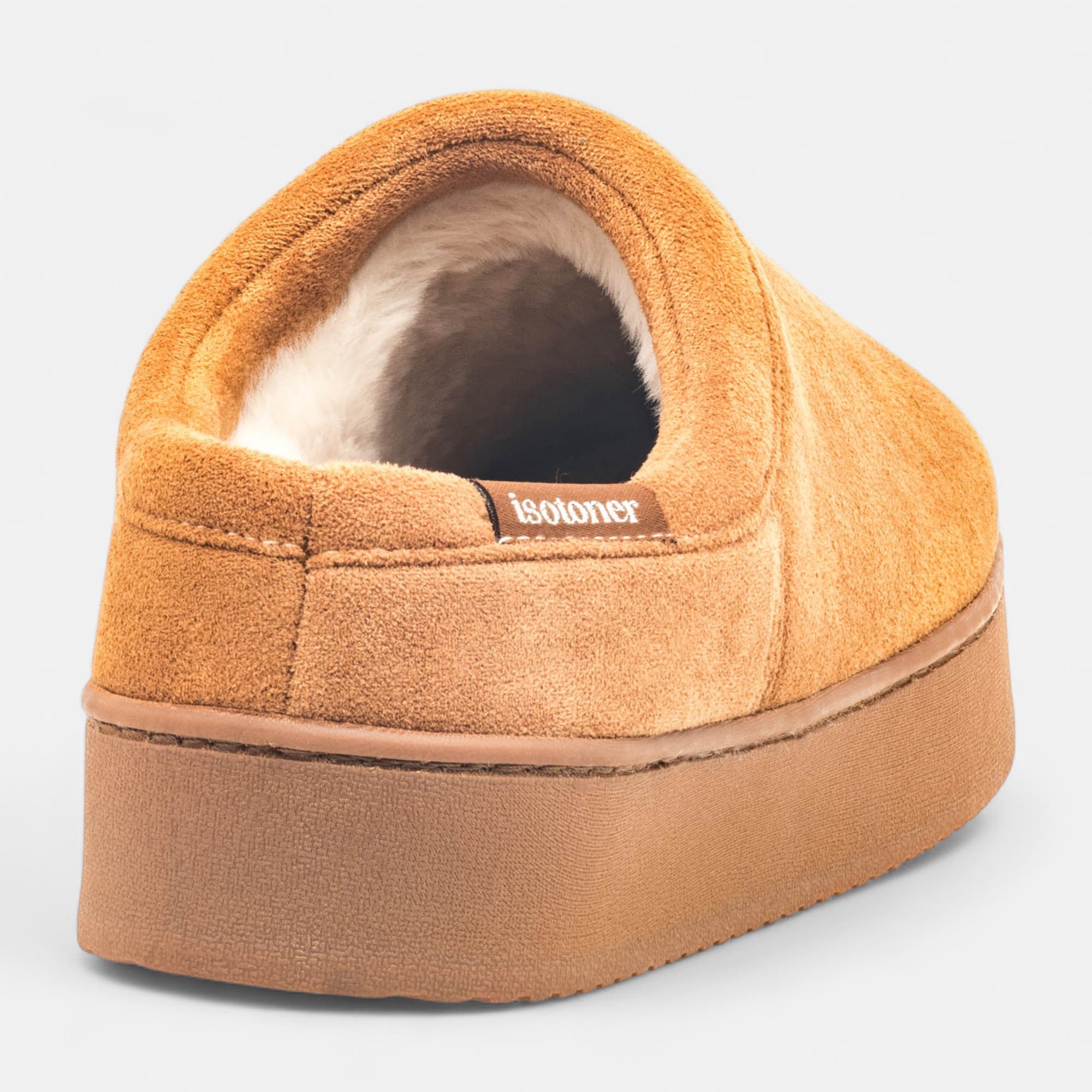 Pantoufles mules Femme cognac