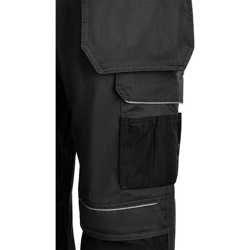 Portwest Urban werkbroek met holsterzakken en kniezakken + gratis kniestukken 50 zwart