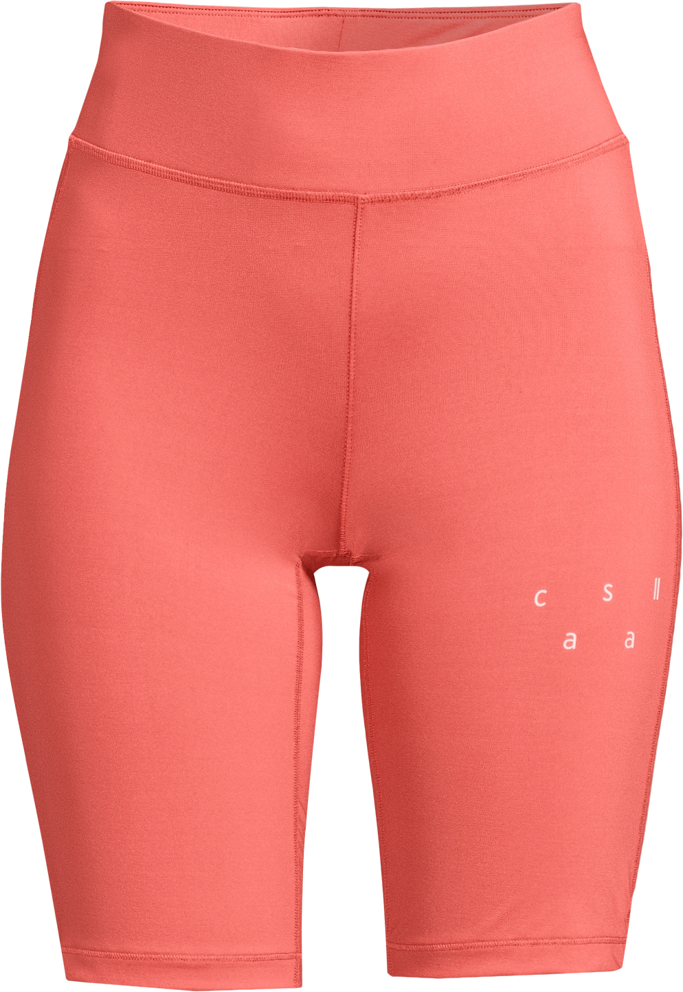 High Waist Bike Tights Dame Deep Coral