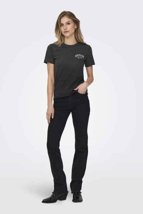 Only zwarte dames t-shirt