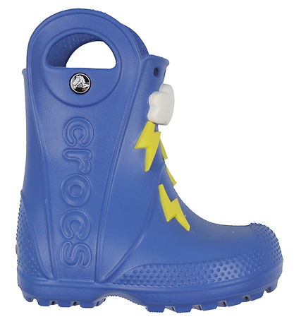 Crocs GummiStøvler - Handle It Lightning Bolt Rain Boot K - Blåe
