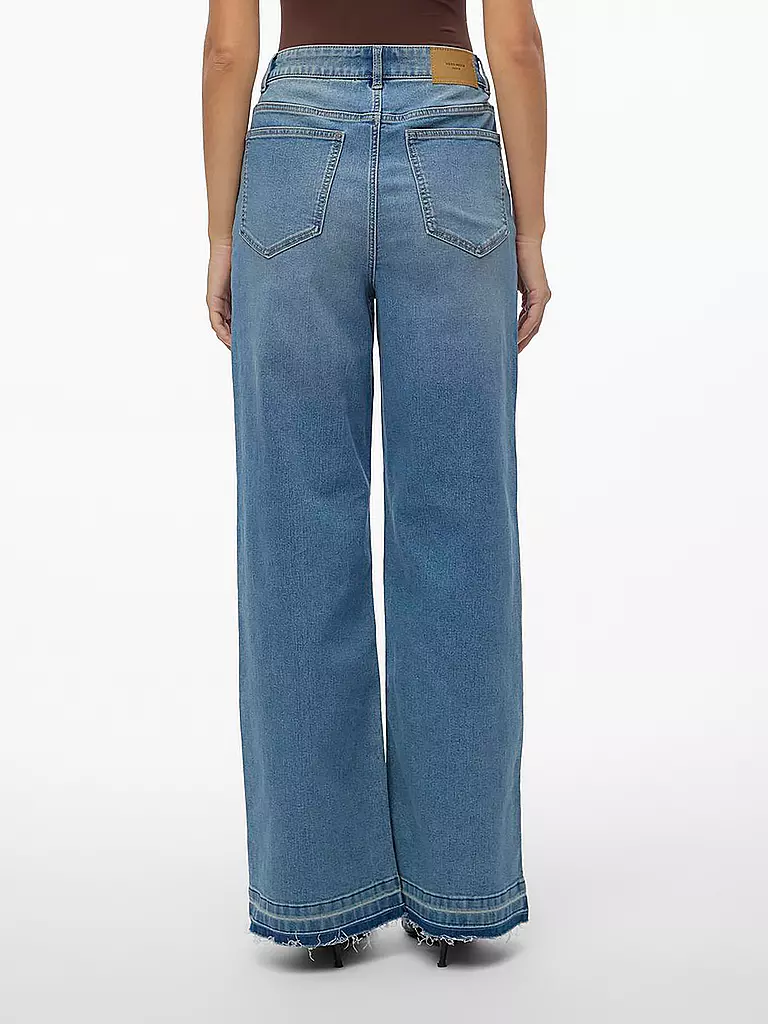VERO MODA Jeans Wide Leg VMKATHY blau
