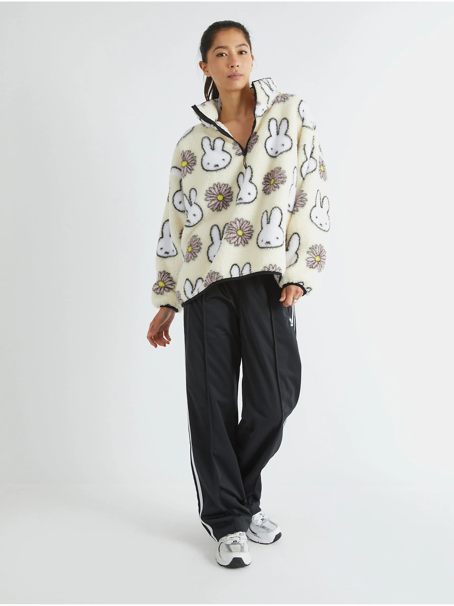 Skinnydip Miffy x Flower Longline Fleece