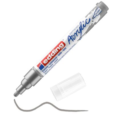 Edding 5100 - Marqueur acrylique - argent