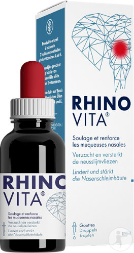 Rhinovita New Gouttes Nasales Vitaminées Flacon 15ml