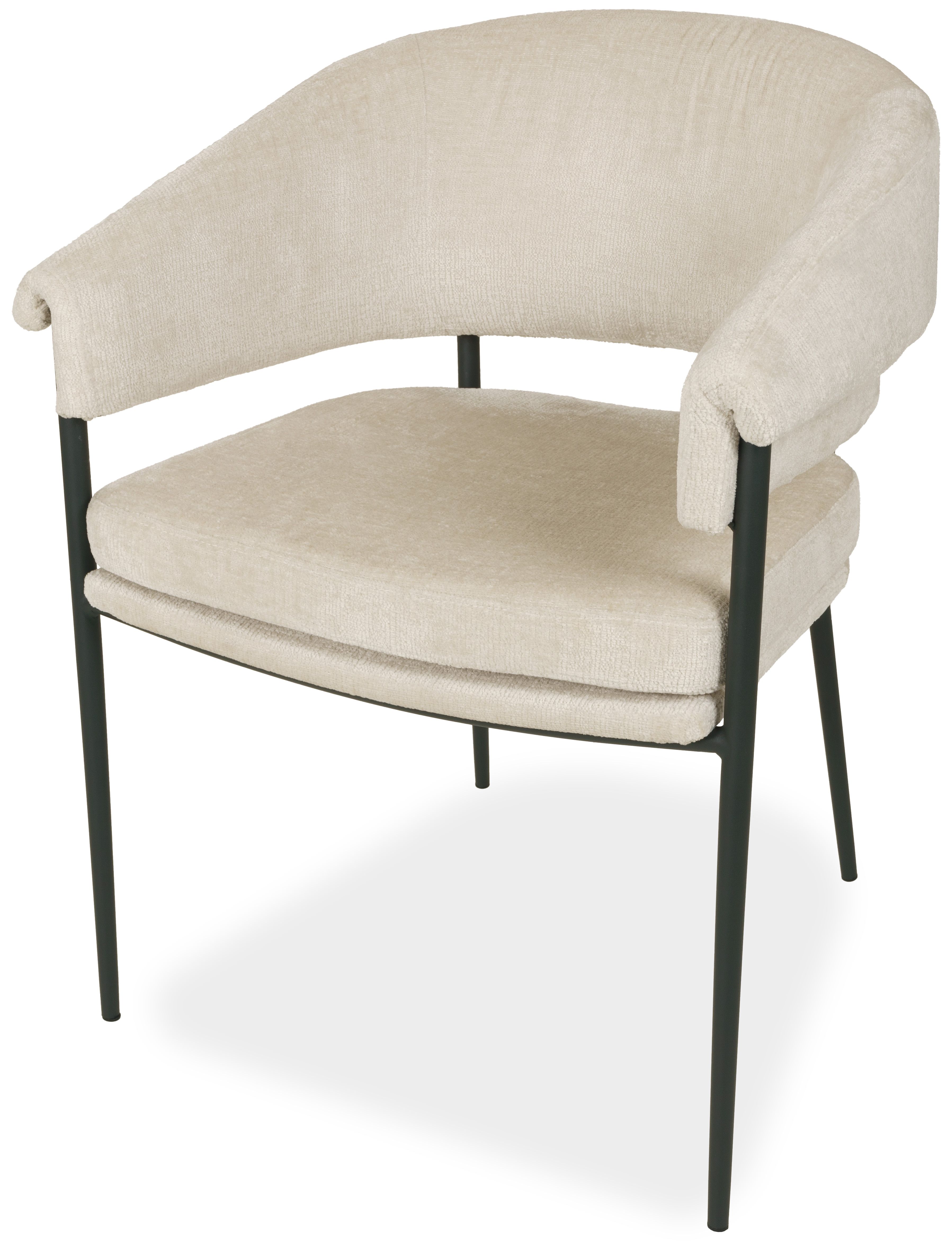 Eetkamerstoel Harmony naturel Janine B59 x D54 x H83 cm