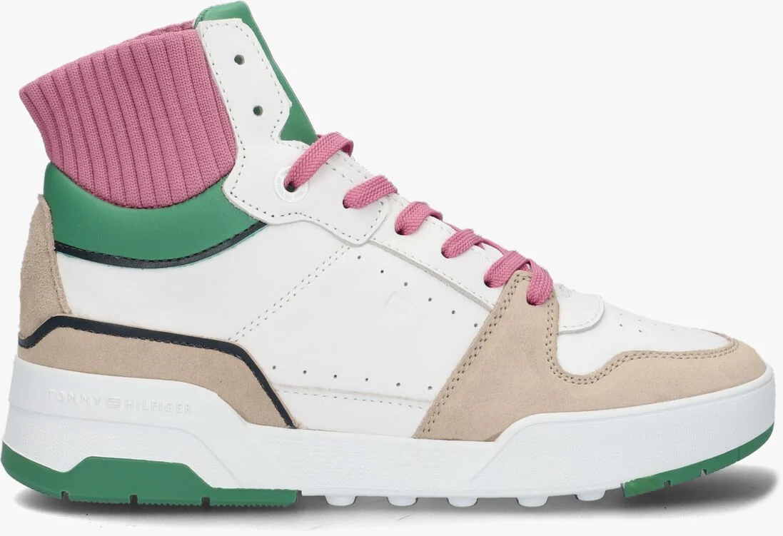 TOMMY HILFIGER roze tommy hilfiger lage sneakers high cut seasonal