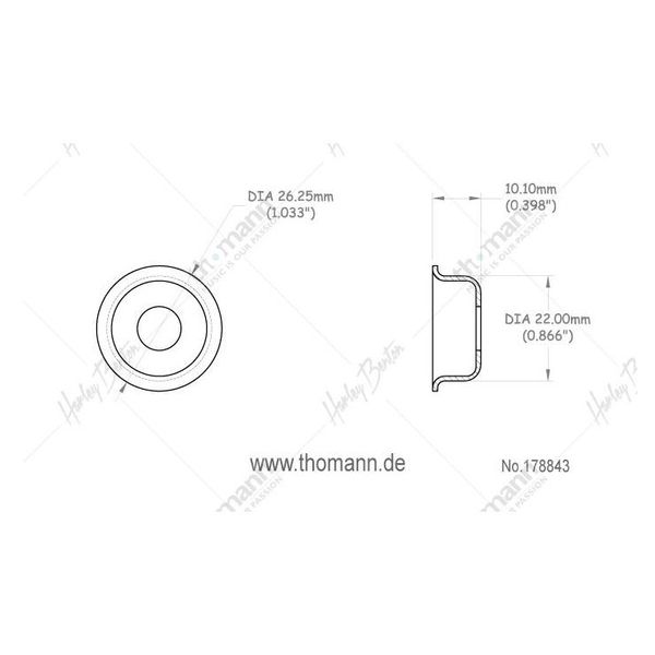 Harley Benton Parts T-Style Jackplate