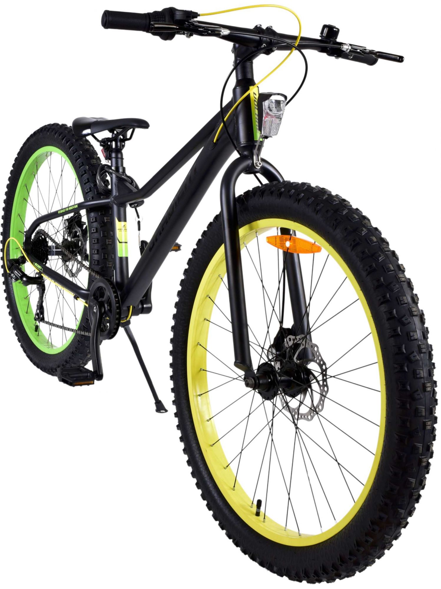TPFSports Gradient Kinderfahrrad - Jungen - 26 Zoll - 7-Gang - Scheibenbremse - Schwarz