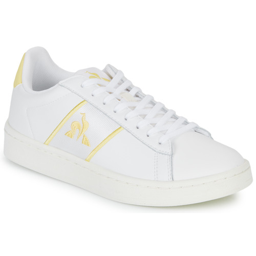 Le Coq Sportif - CLASSIC SOFT W - Blanc / Jaune