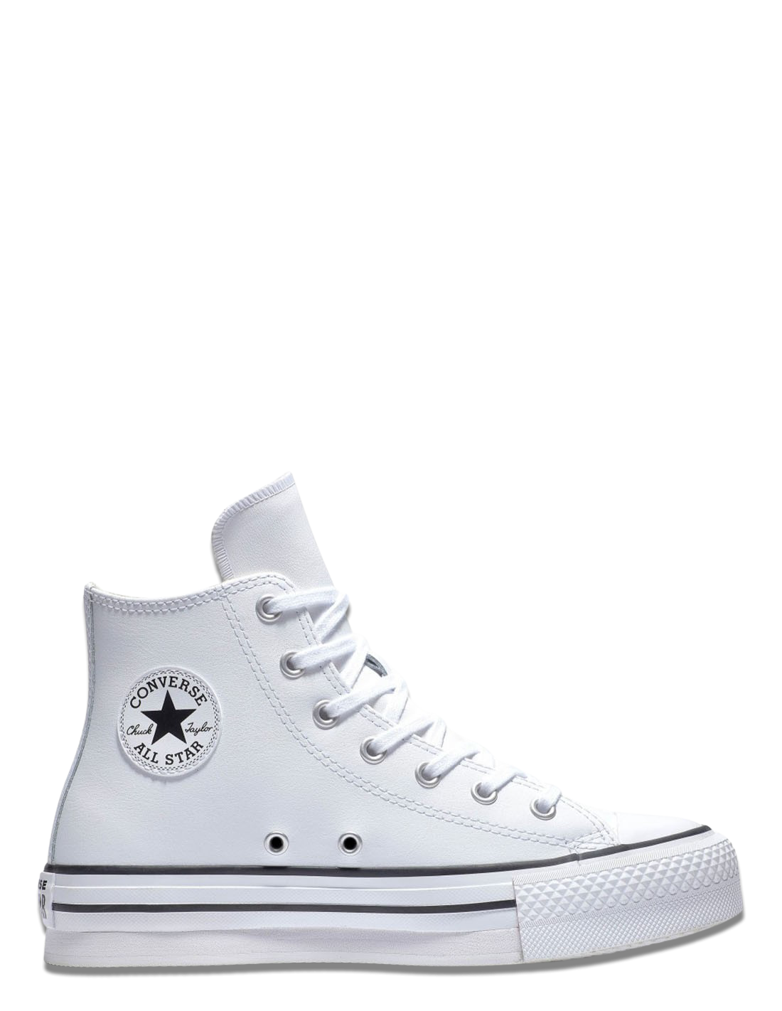 converse Sneakers femme ctas eva lift hi white/natural ivory