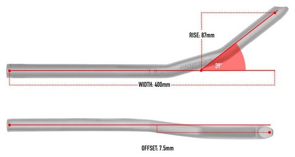 Prolongateurs Profile Design Sonic Ergo 39a Aluminium Noir