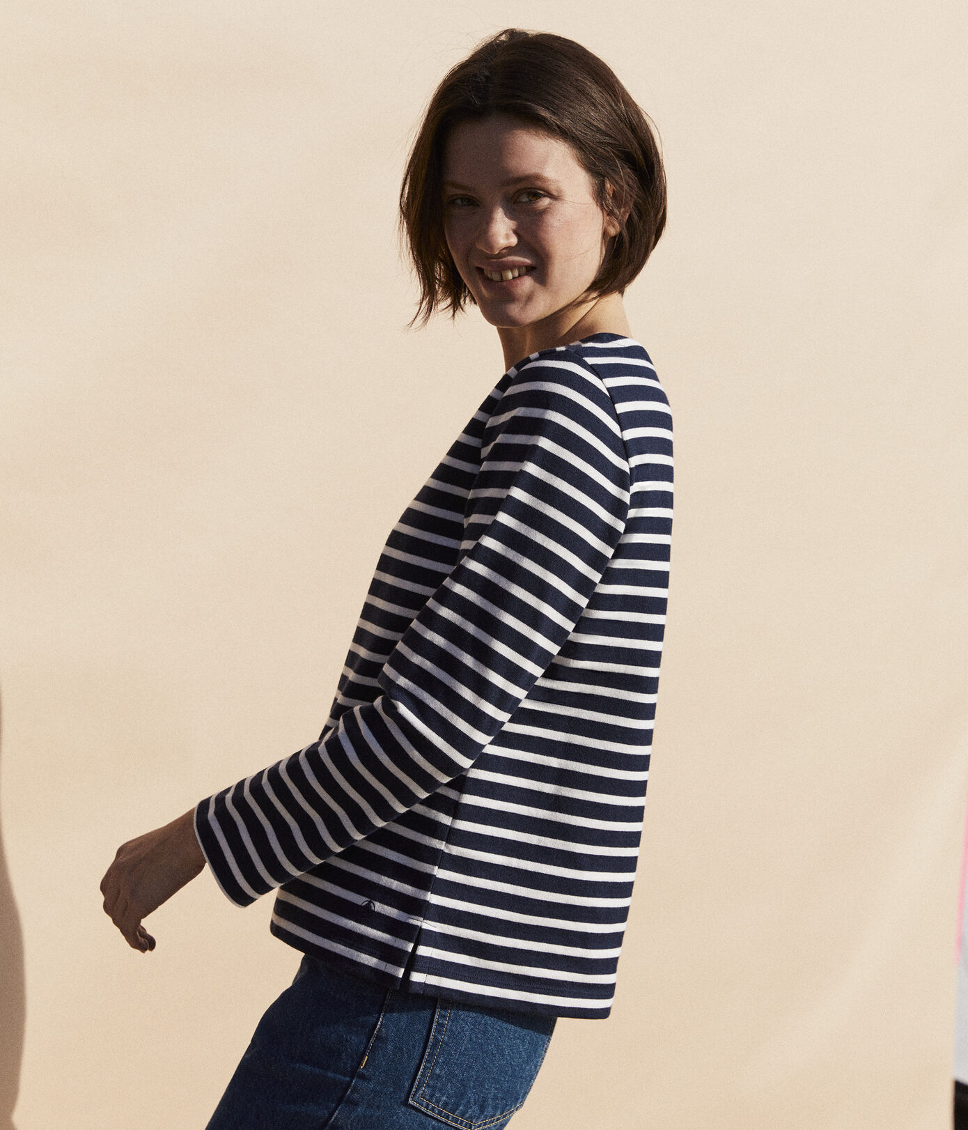 Marinière en coton Femme