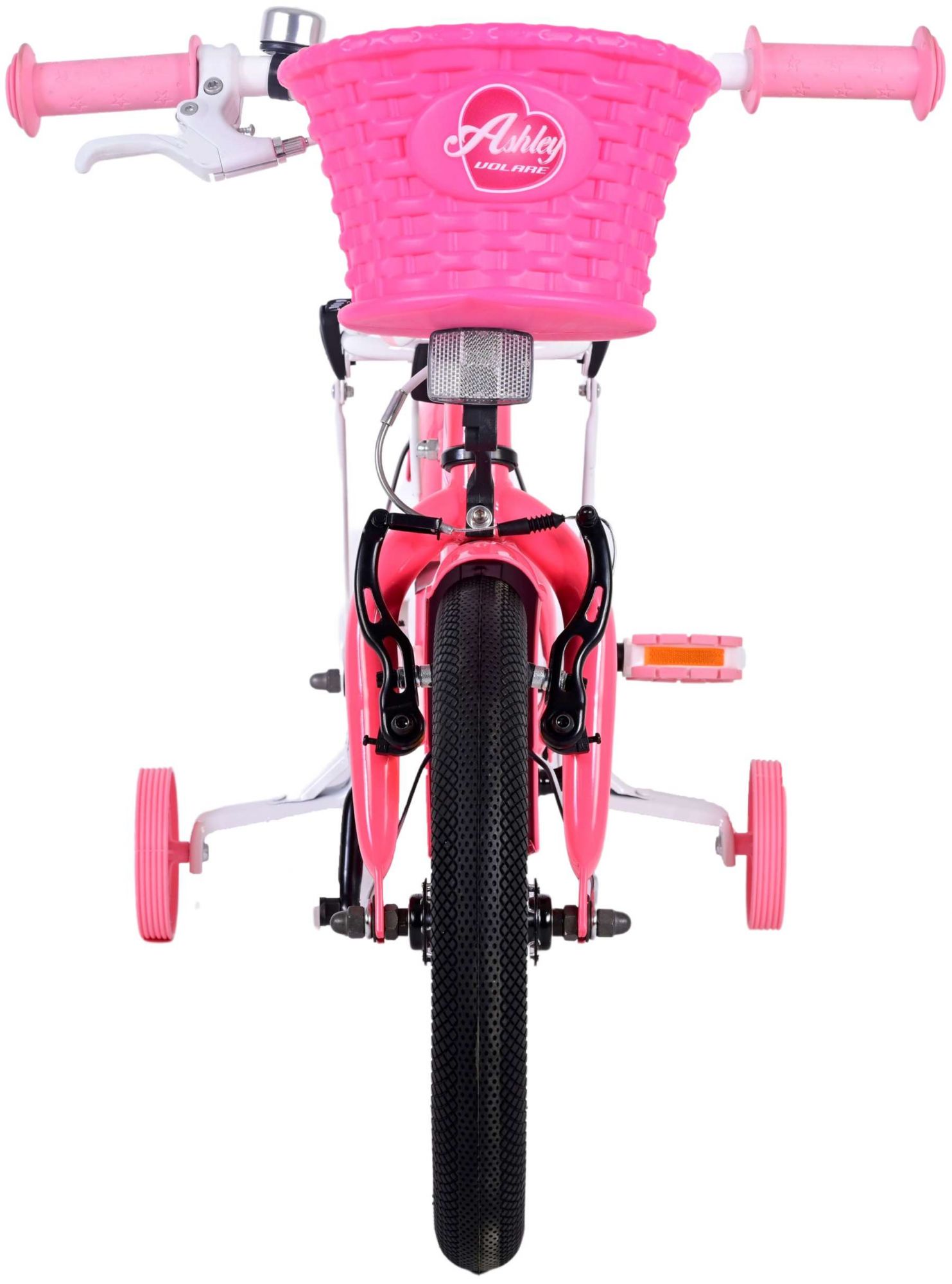 TPFSports Ashley Kinderfahrrad - Mädchen - 14 Zoll - Rücktritt + Handbremse - Weiß