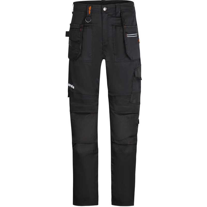 Scruffs Trade Flex werkbroek met kniezakken 54L zwart