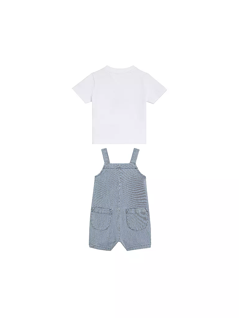TOMMY HILFIGER Baby Set 2tlg. T-Shirt und Latzhose blau