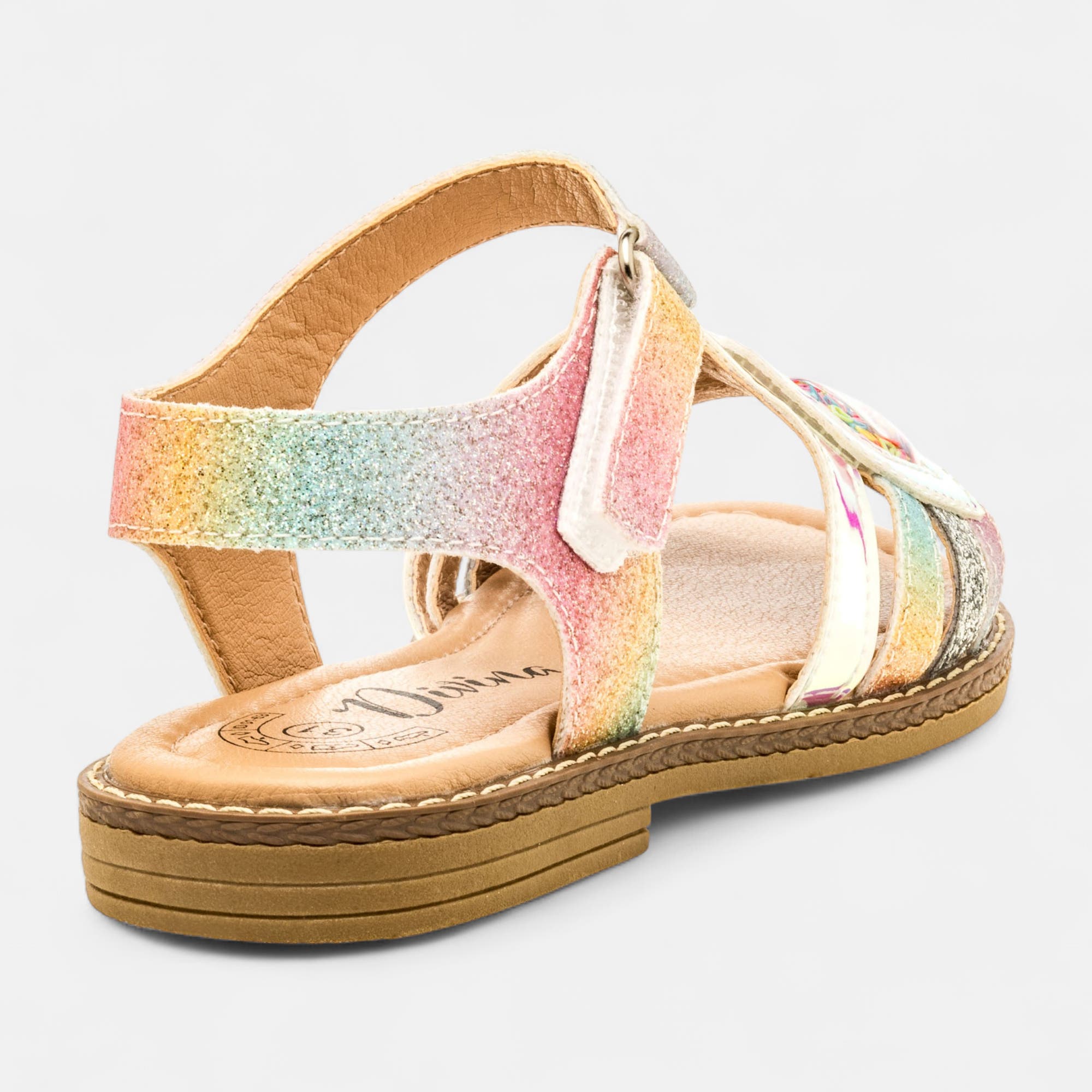 Nu-pieds Fille multicolore
