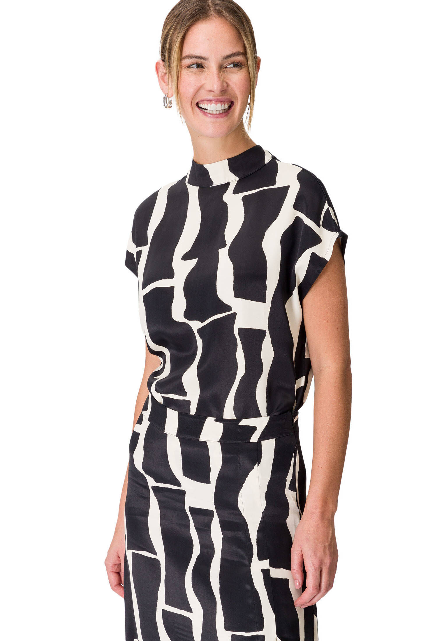 zero| Damen Blusentop mit Print