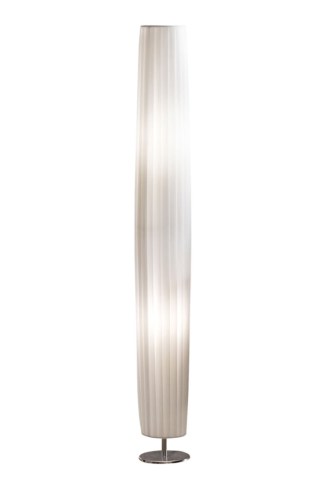 Retrofit Stehlampe rund 120 cm weiß