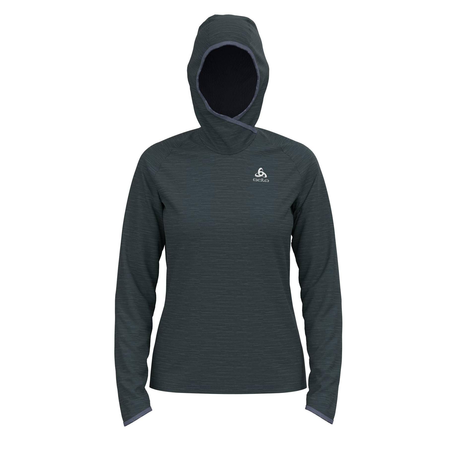 Odlo| Damen Langarmshirt ESSENTIAL THERMAL MID LAYER HOODY