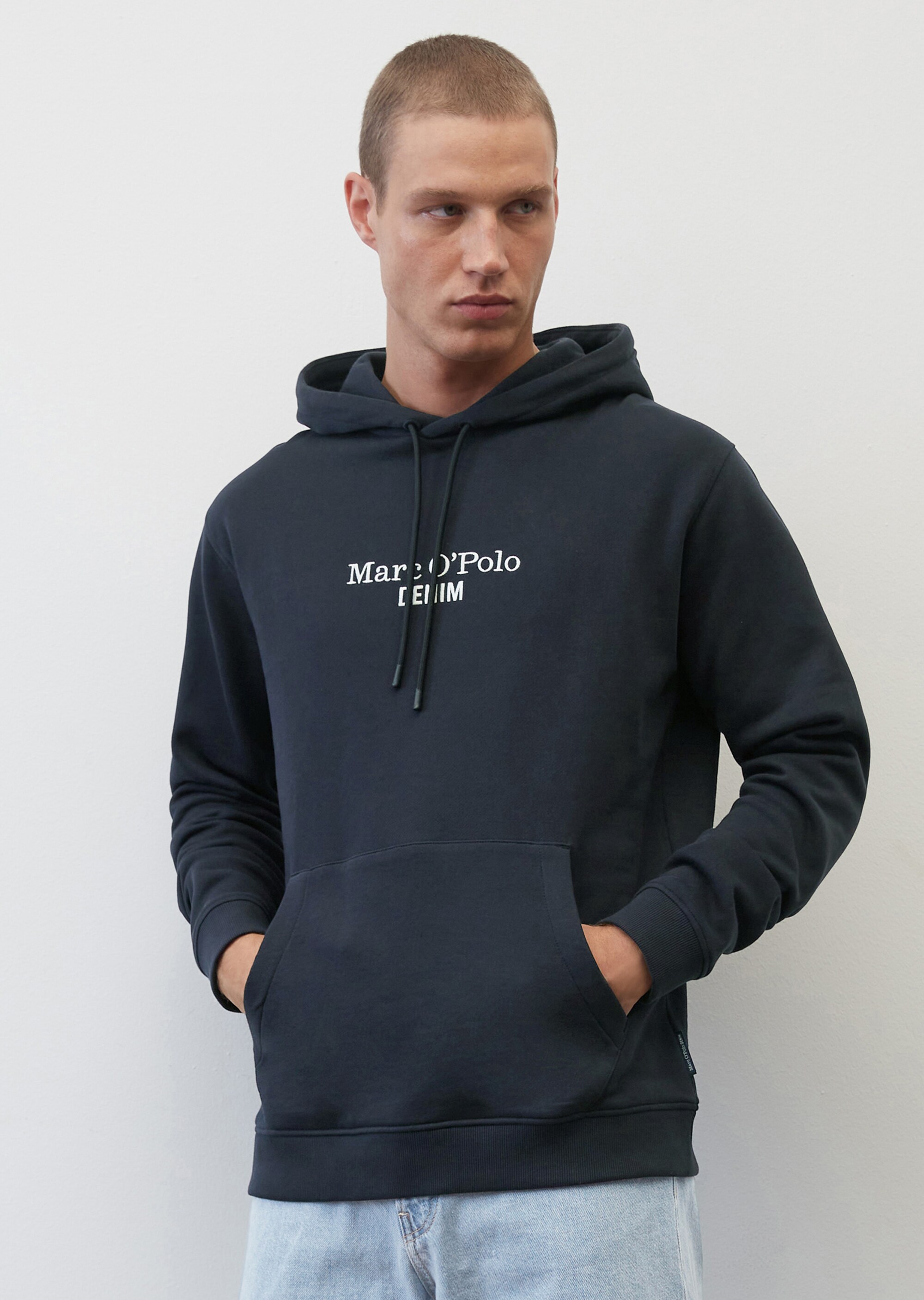 Kapuzen-Sweatshirt relaxed aus reiner Bio-Baumwolle