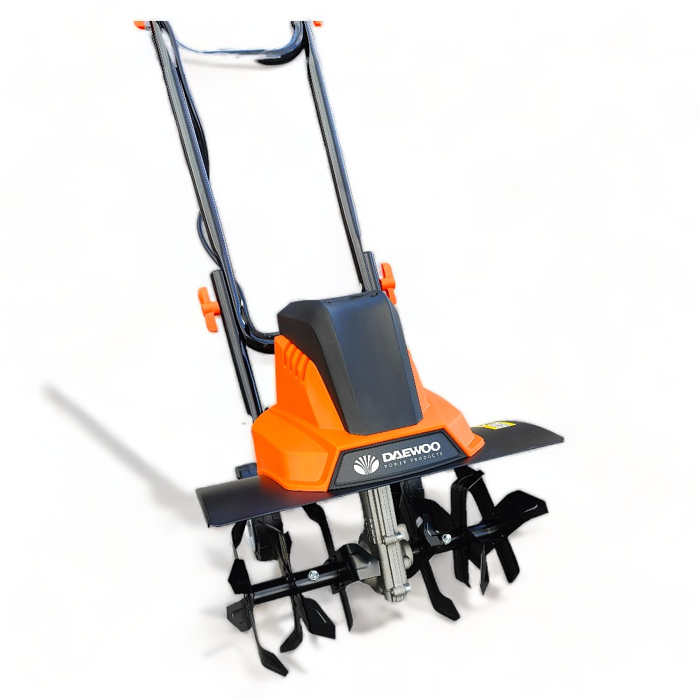 Motobineuse électrique daewoo 1500 w - 6 fraises, largeur de travail 40 cm datl1500-205e