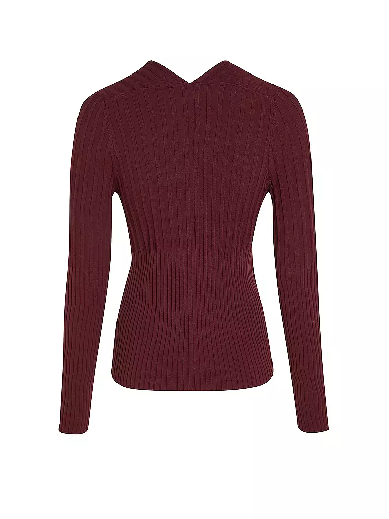 TOMMY HILFIGER Cardigan dunkelrot