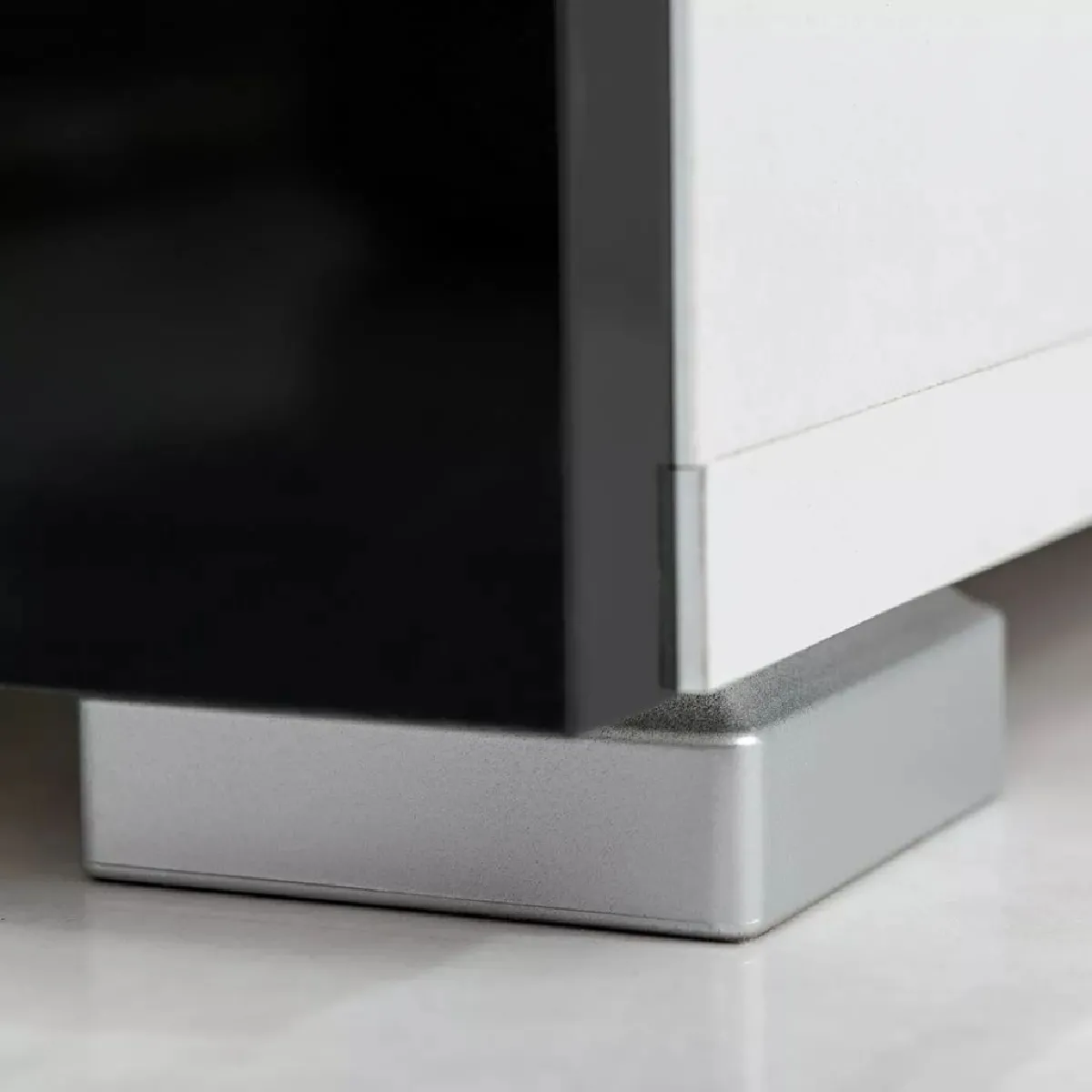 Helloshop26 Vitrine murale - LED Noir/Blanc