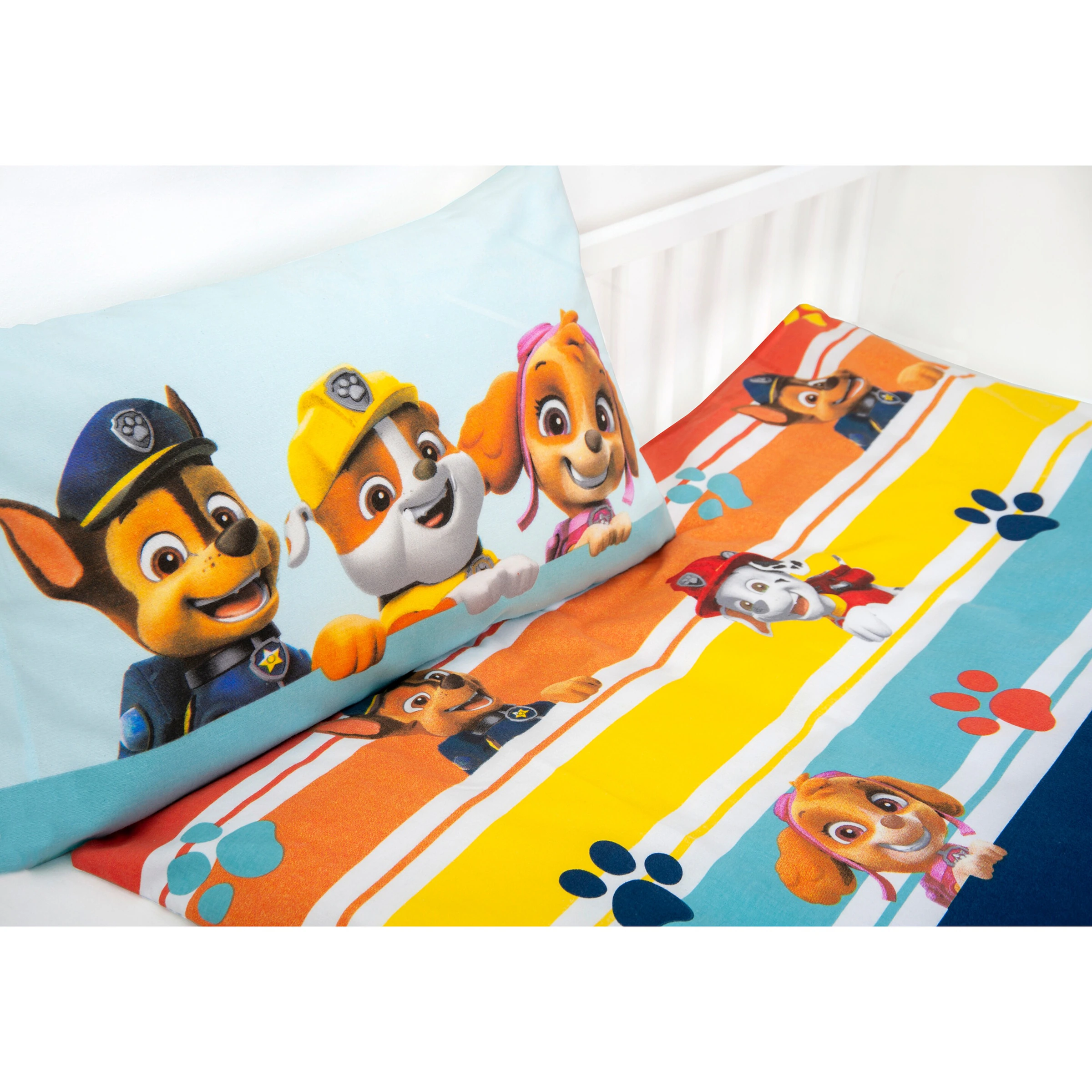 Herding - PAW PATROL Flanell Wende-Bettwäsche Paw Patrol 40x60 / 100/135 cm