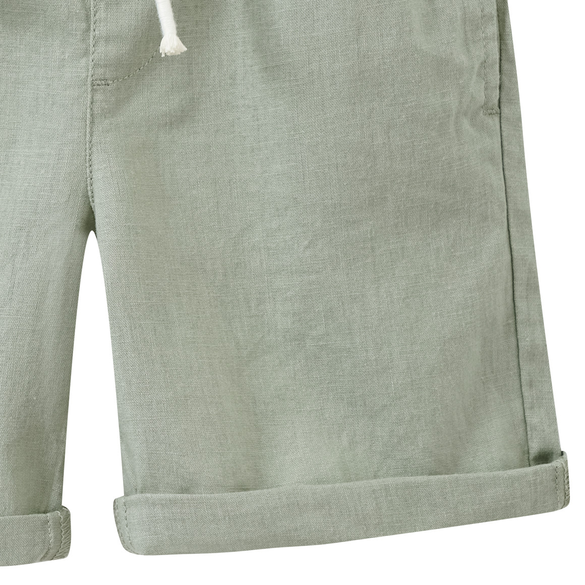 Topolino Pure Collection Jungen Shorts aus Leinen salbei