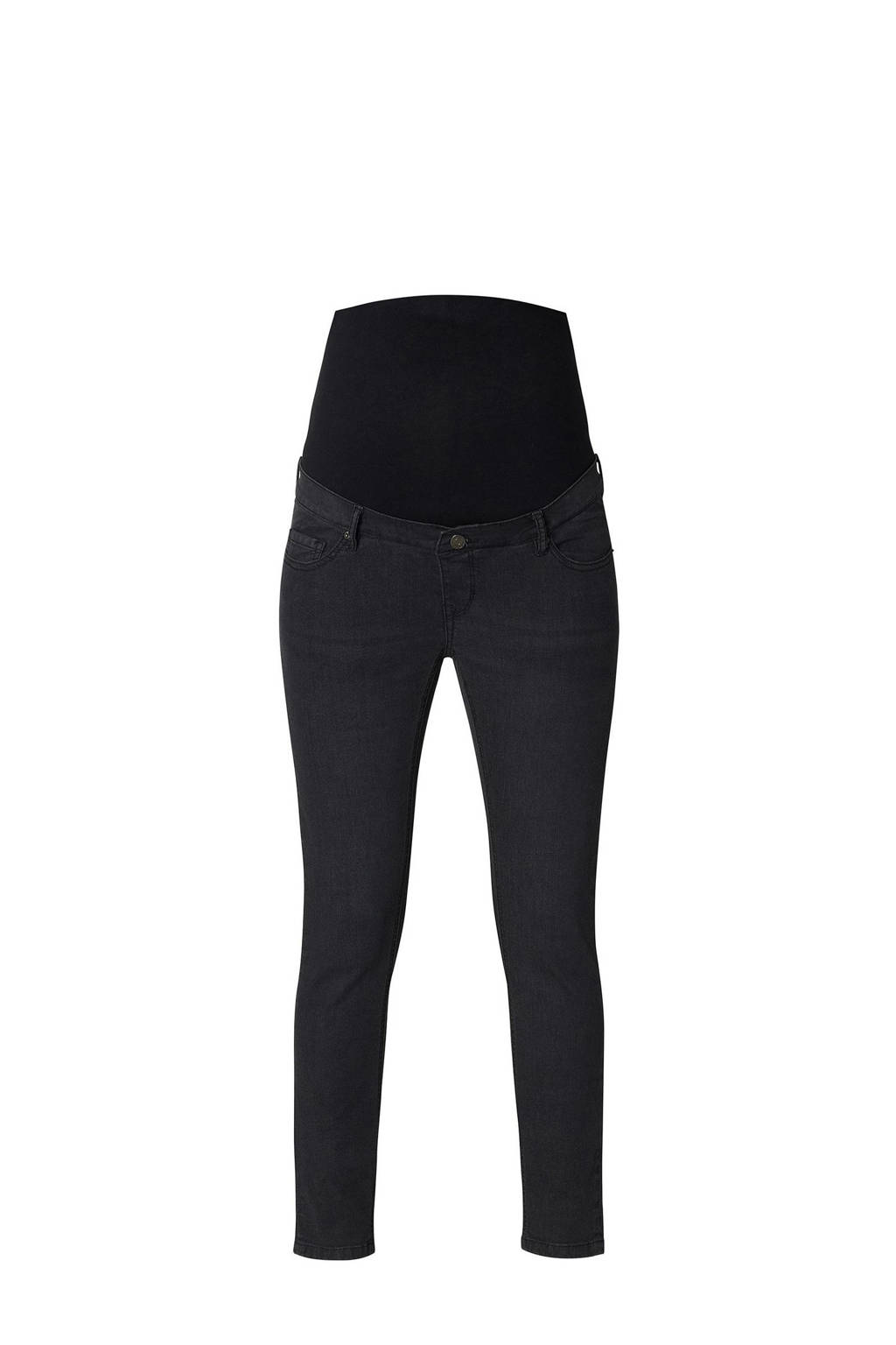 Noppies zwangerschaps skinny jeans black denim