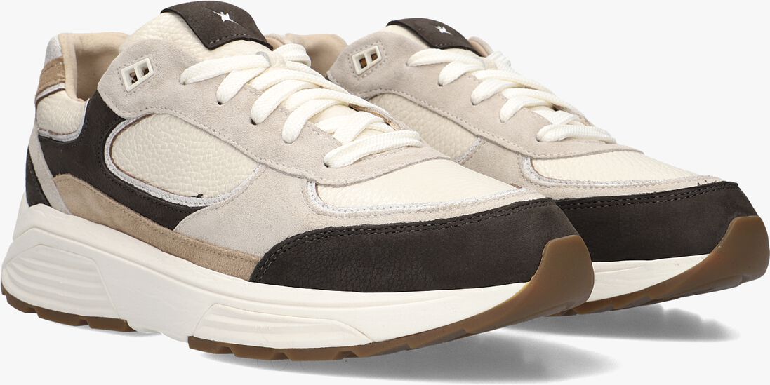 beige xsensible lage sneakers manhattan