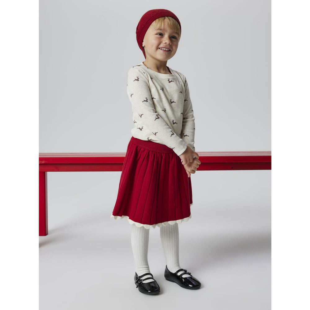 Køb Name It Jester Red Nmfralbo Knit Skirt