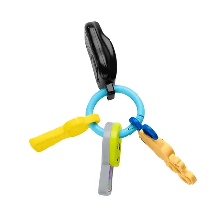 Fisher-Price Lernspaß Baby Schlüsselbund mit Licht und Geräuschen, Lernspielzeug
