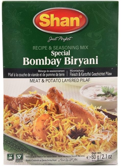 Shan Special Bombay Biryani Recipe & Seasoning Mix 60g
