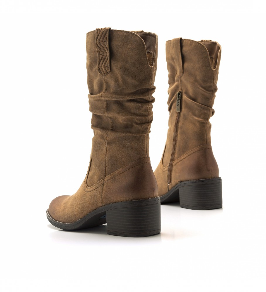 Botas de cowboy marrom Mustang