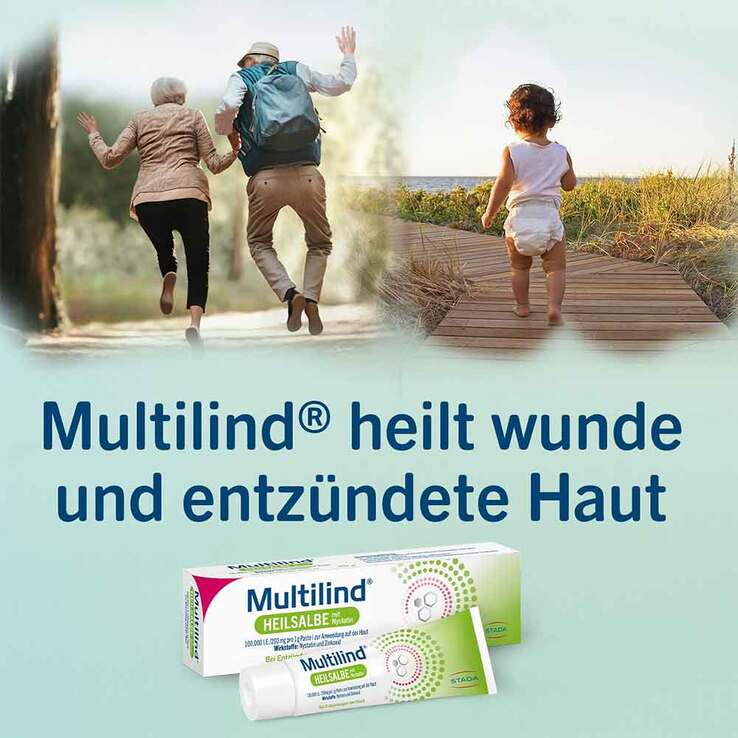 Multilind Heilsalbe mit Nystatin und Zinkoxid, 25 g