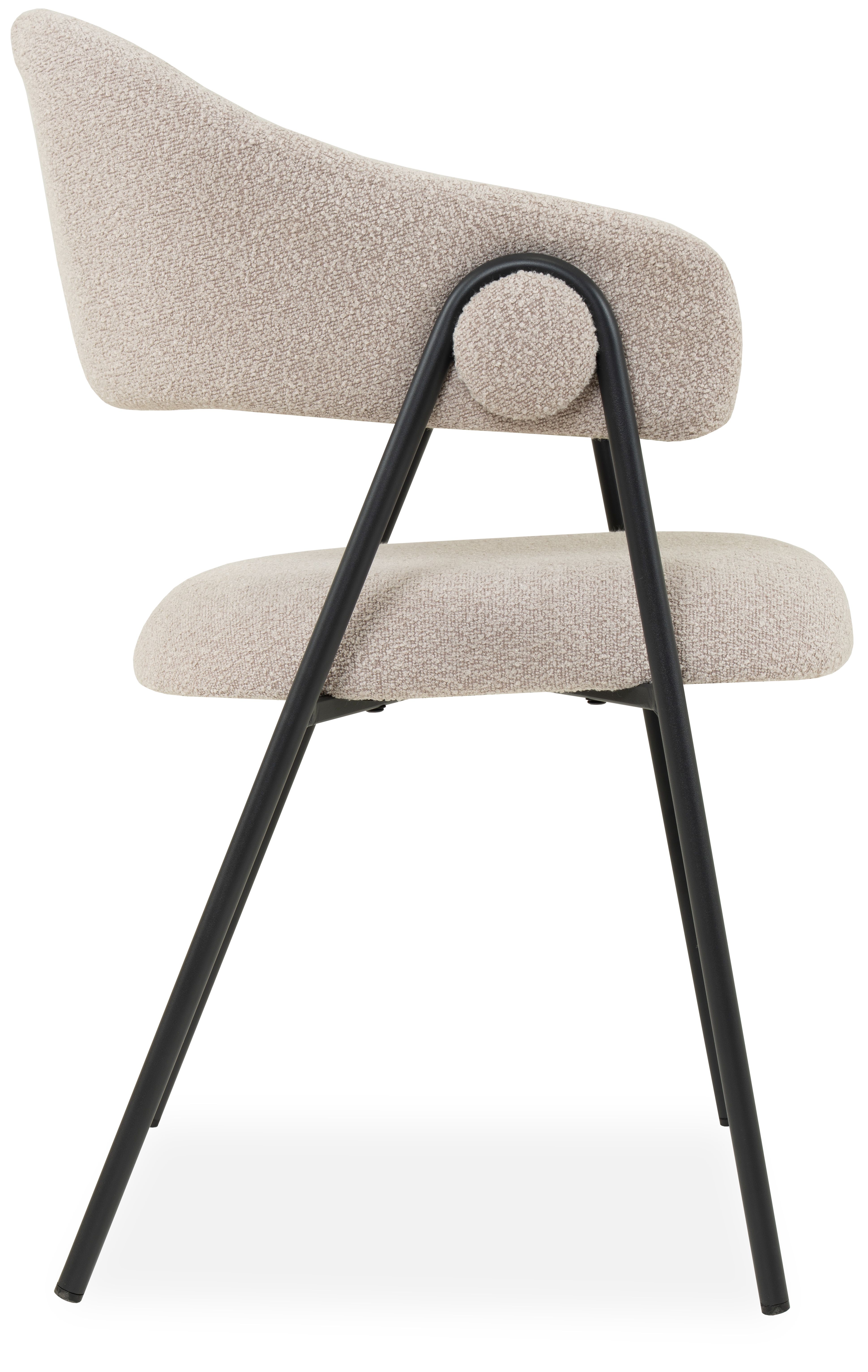 Eetkamerstoel touch naturel Lola B58 x D60 x H84 cm
