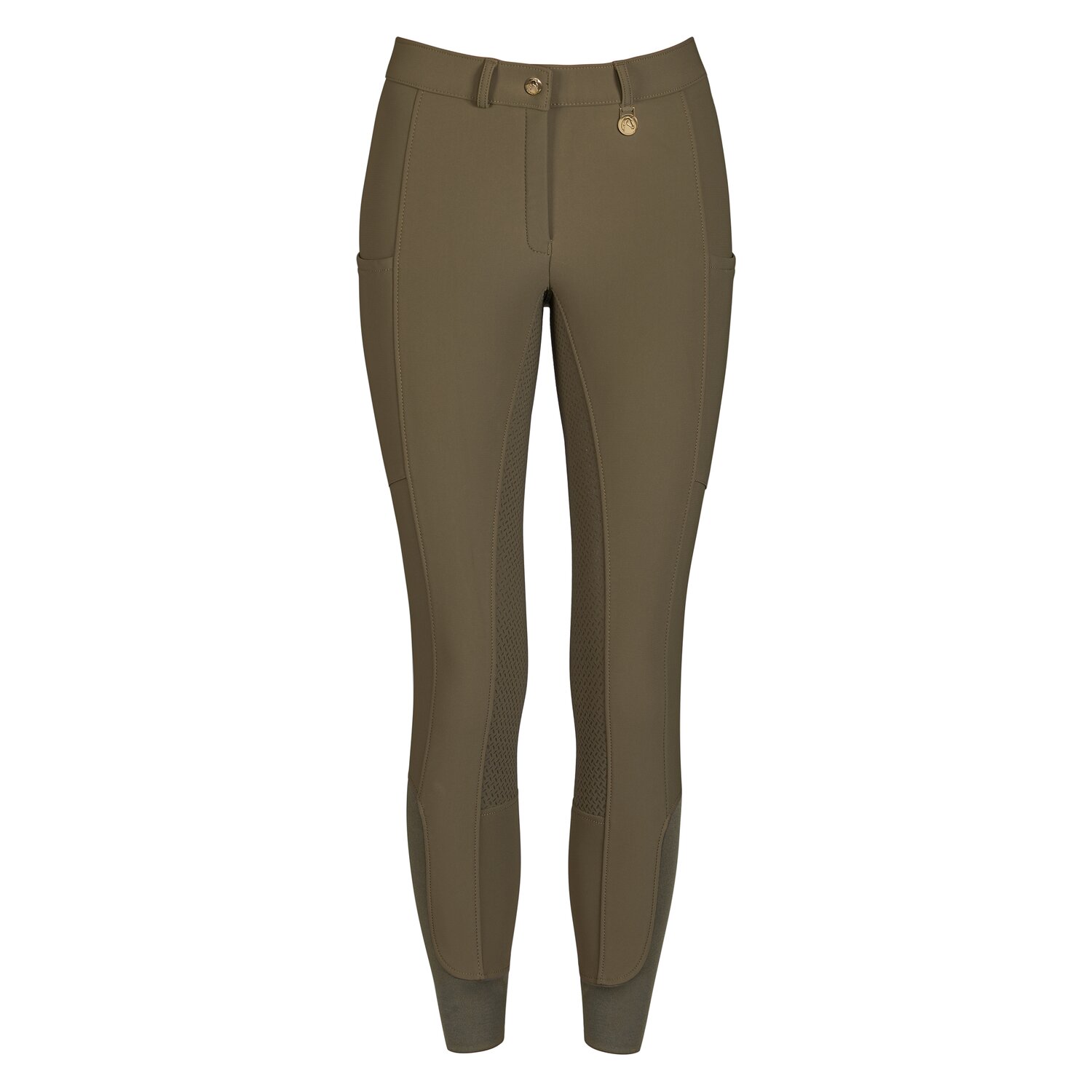 Cheval de Luxe Softshell-Reithose mit Grip - dark olive