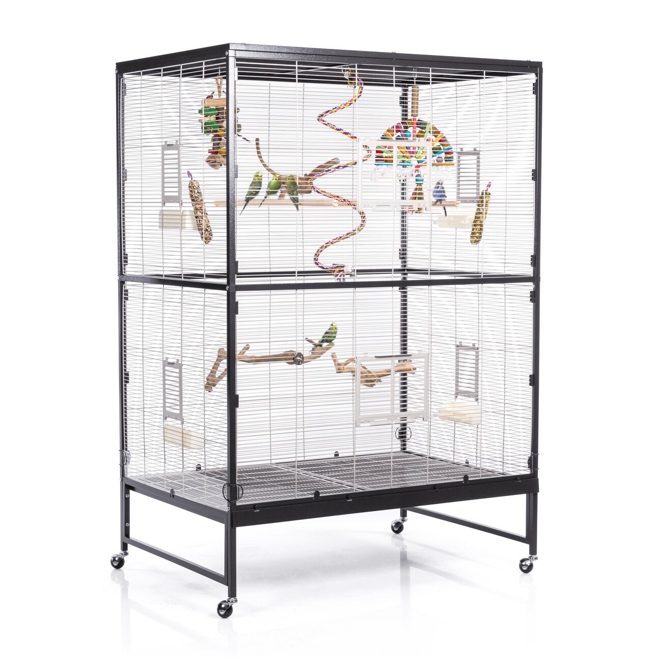 Montana Cages Voliere Casa 120 hellgrau/ dunkelgrau