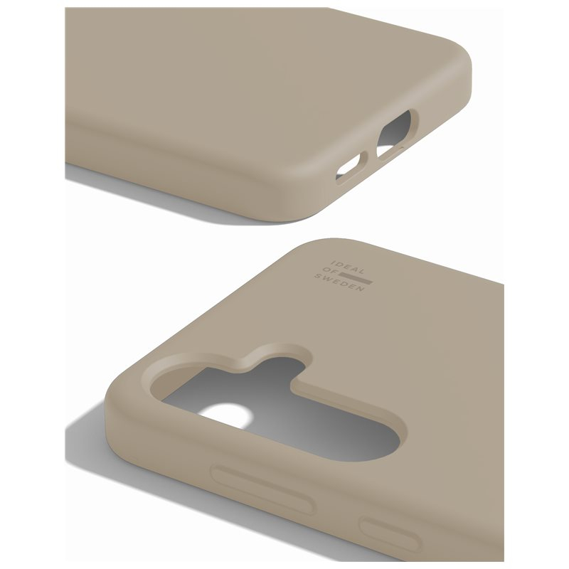 Samsung Galaxy S25  Plus Silikon Hülle Case Designer Recycled MagSafe-Modul (IDSICMS-S25P-128) - Beige