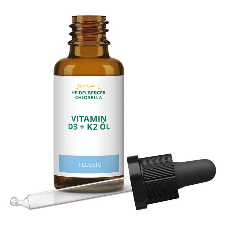 Vitamin D3 + K2 Öl Tropfen zum Einnehmen, 30 ml